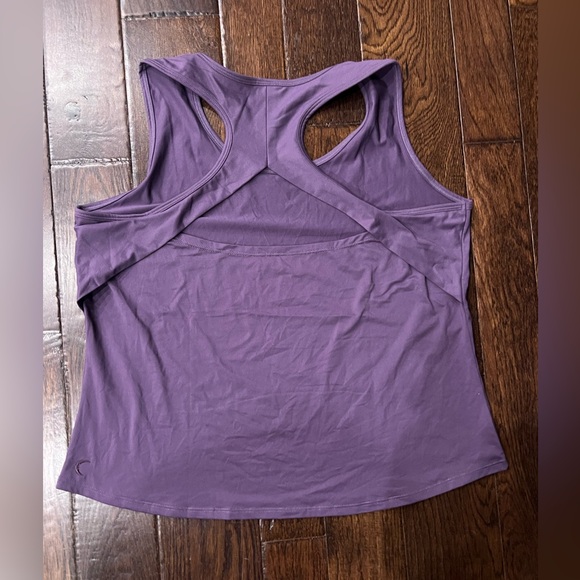 Womens Zyia Active Cut Out Back Tank Top (XL) - Picture 2 of 3